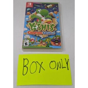 CASE‎ ONLY Yoshi's Crafted World  - Nintendo Switch - EMPTY CASE ONLY